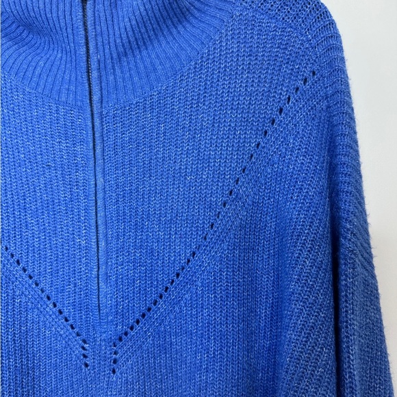 PENN Pennington’s Half-Zip Knit Sweater Blue - Picture 9 of 10